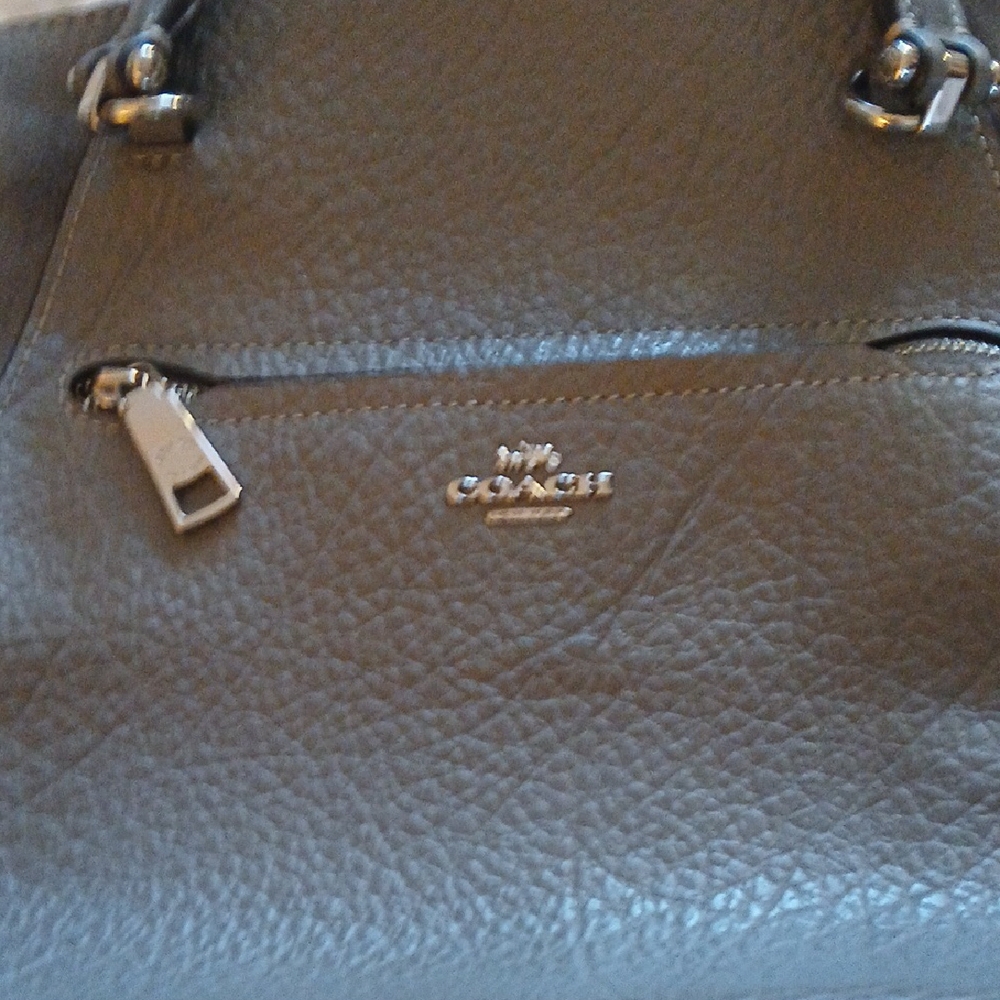 Coach Gray Leather Women's Bag